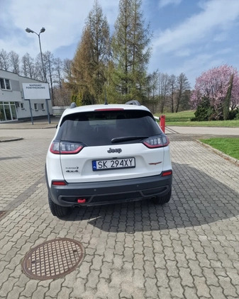 Jeep Cherokee cena 96000 przebieg: 72000, rok produkcji 2019 z Katowice małe 352